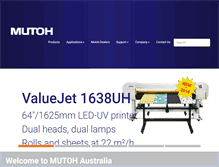 Tablet Screenshot of mutoh-au.com